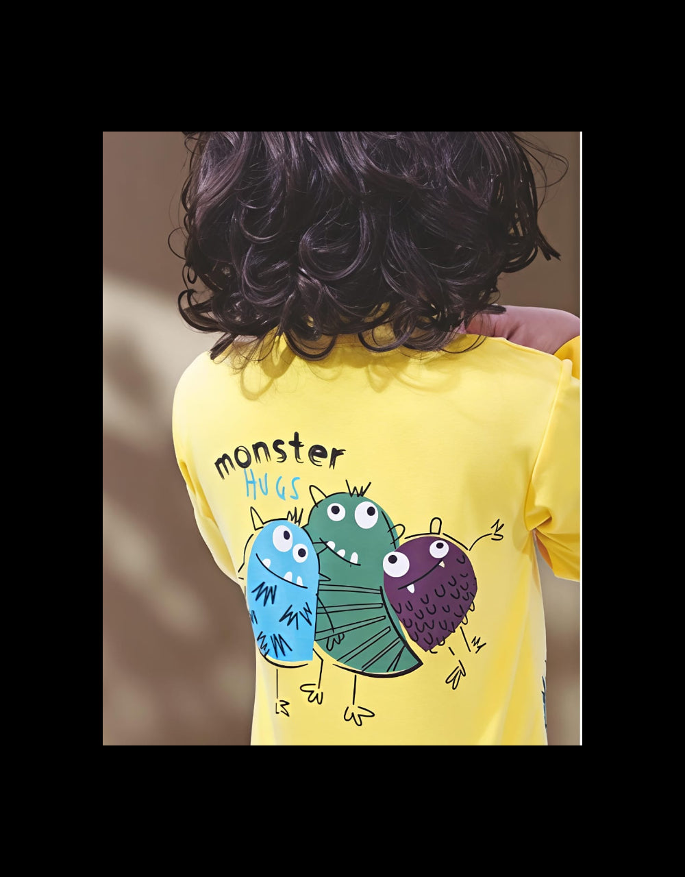 Girls and Boys Premium Front and Back Printed Y Neck Full-Sleeve T-shirts(Pack of 3 - Yellow, Blue & Navy)