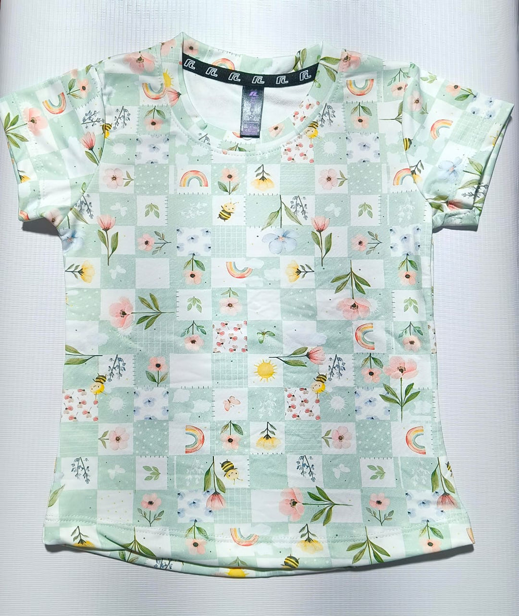 Girls Digital Looper All Over Print (Co-Ord Set) with Side Pockets