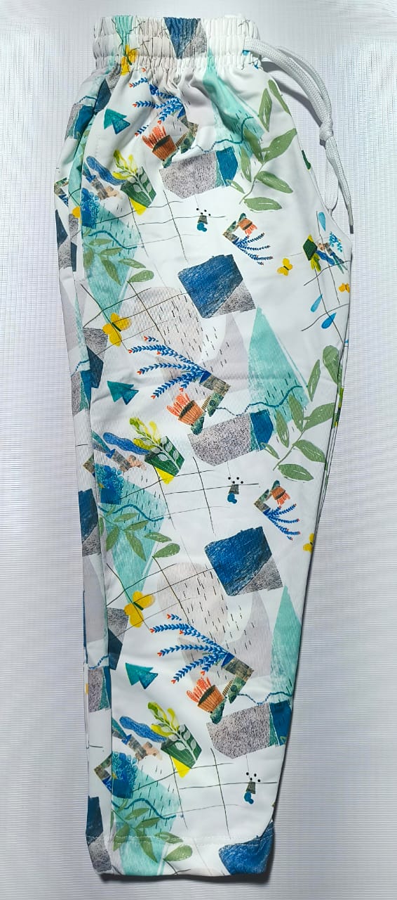 Girls Digital Looper All Over Print (Co-Ord Set) with Side Pockets