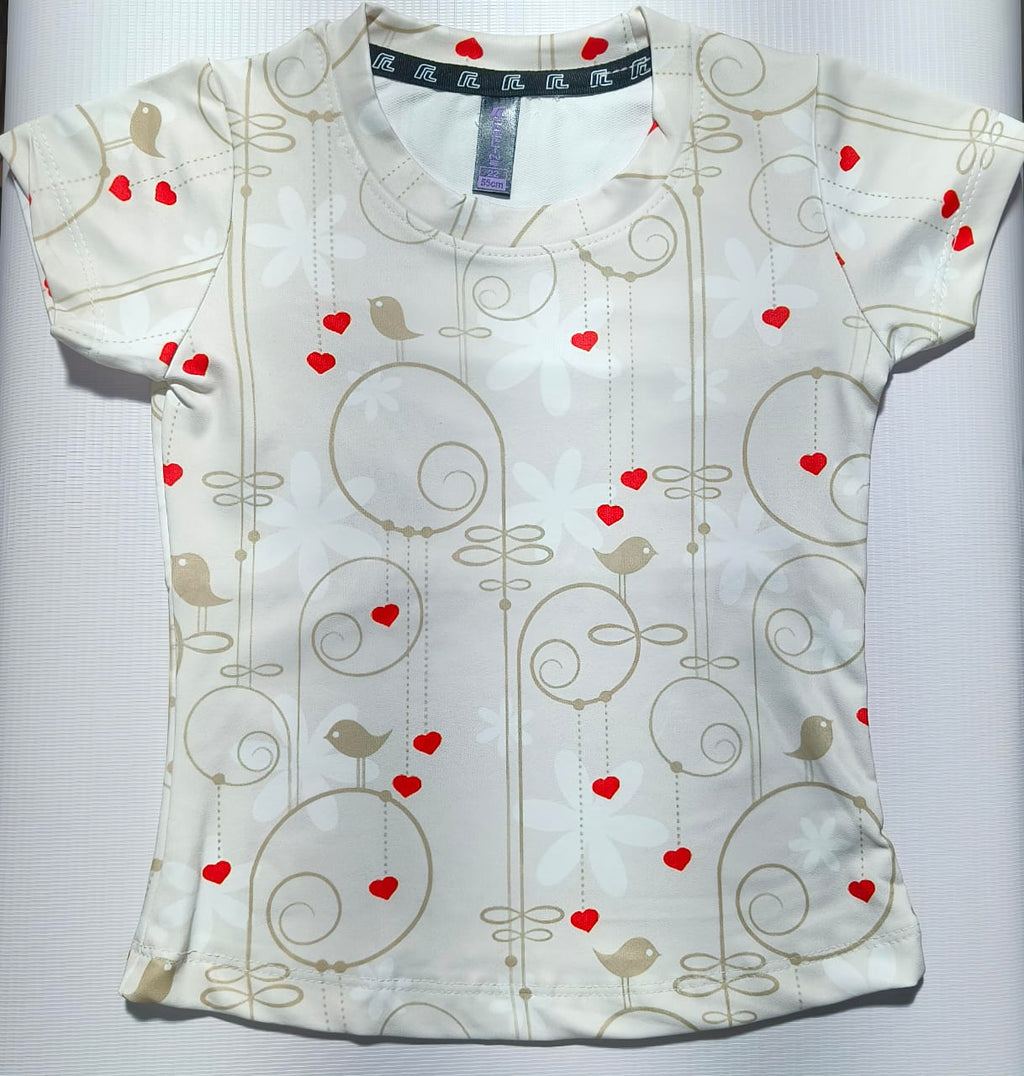 Girls Digital Looper All Over Print (Co-Ord Set) with Side Pockets