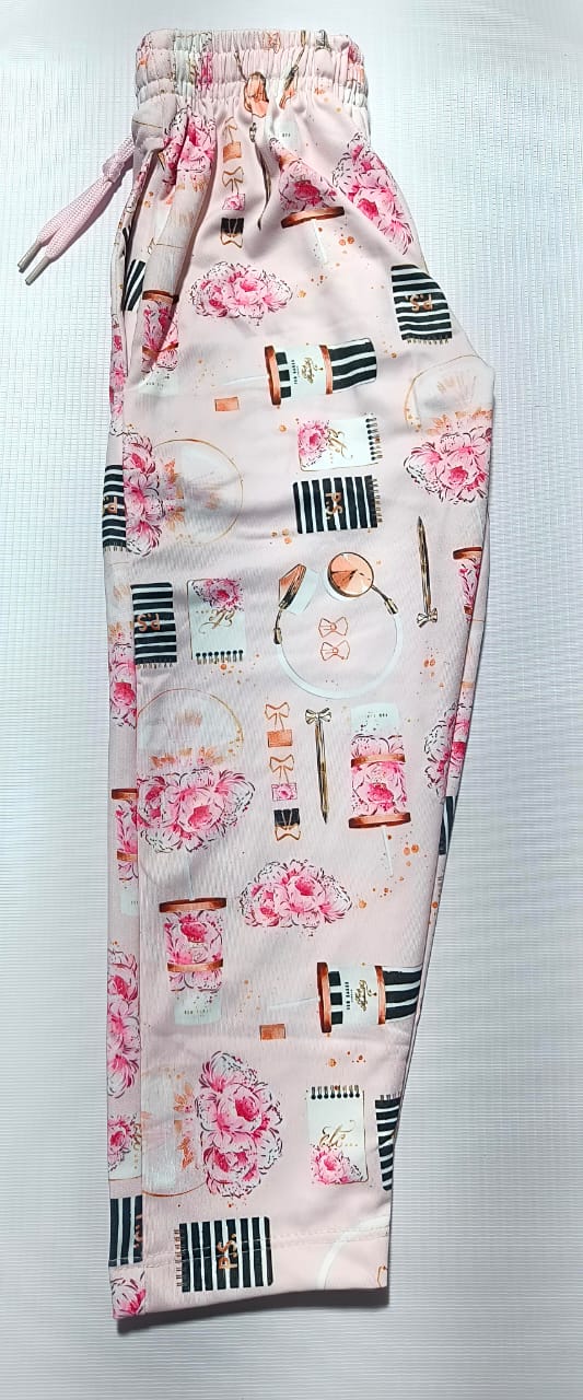 Girls Digital Looper All Over Print (Co-Ord Set) with Side Pockets
