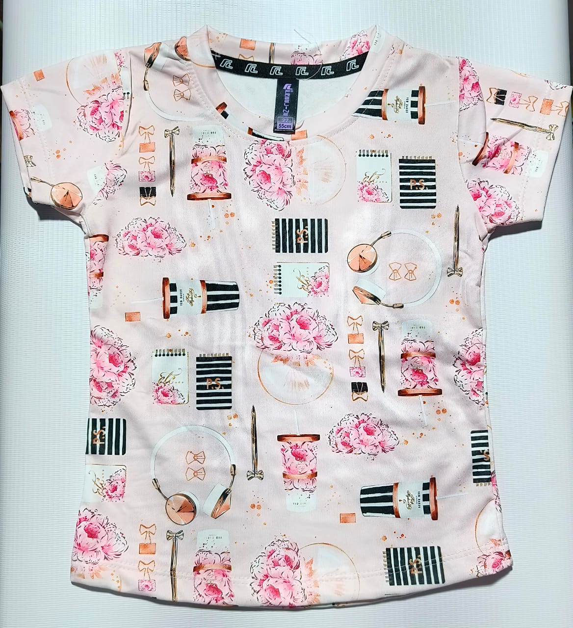 Girls Digital Looper All Over Print (Co-Ord Set) with Side Pockets