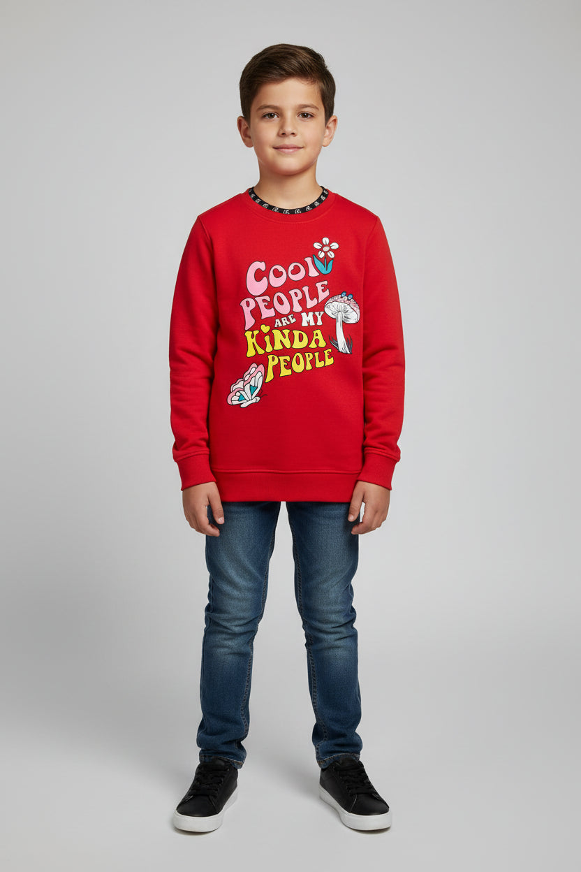 Girls Full Sleeves Regular Fit Solid Cotton T-Shirts(Pack of 2 - Red & Parrotgreen)