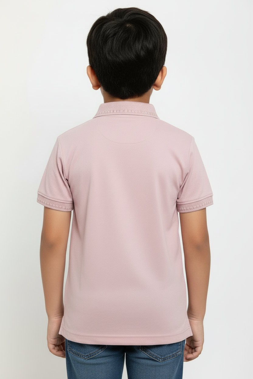 Boys Premium Polo Half Sleeves Regular Fit T-Shirt