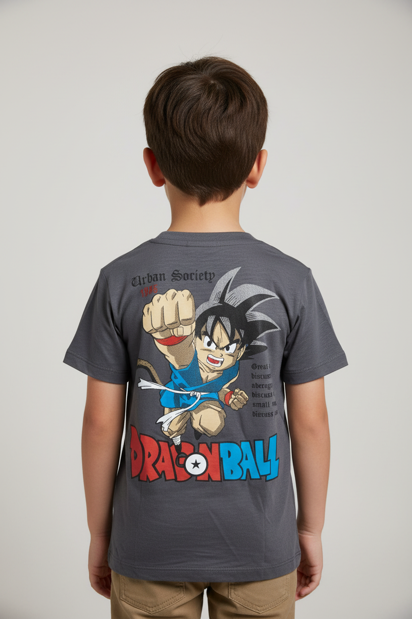 Boys Front and Back Printed Half-Sleeve Regular T-shirts(Pack of 2 - Lightpurple & Gray)