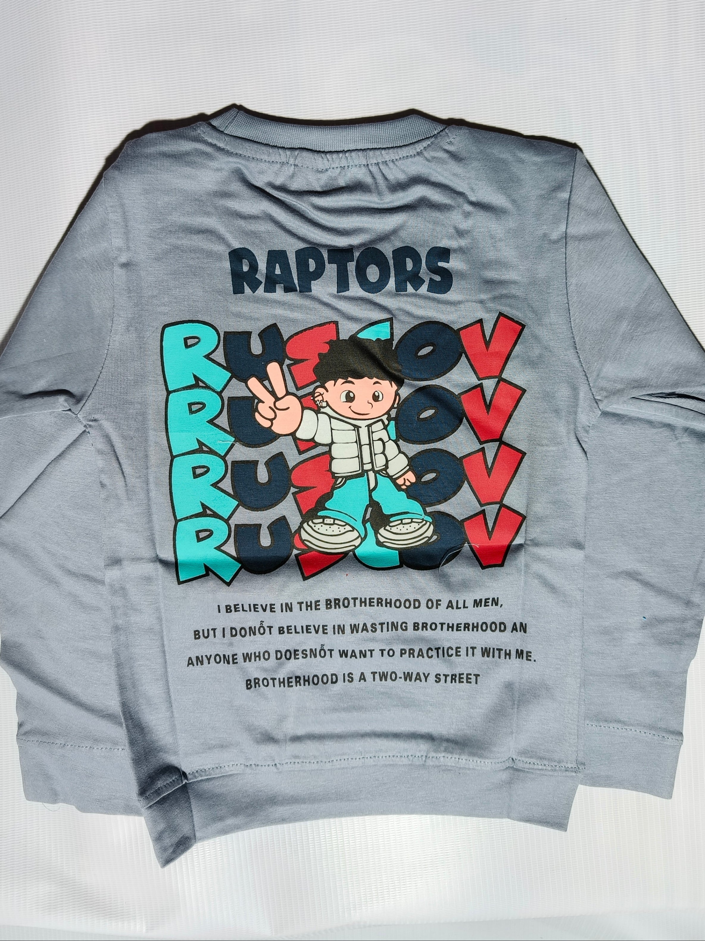 Boys Full Sleeves Regular Fit Cotton T-Shirts(Pack of 3 - Pink, Marron & Grey)