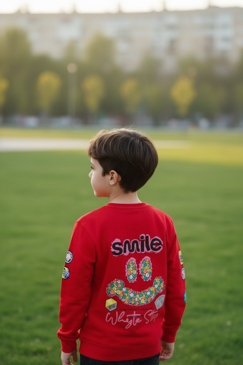 Boys Full Sleeves Regular Fit Cotton T-Shirts(Pack of 3 - Red, Litegreen & Blue)