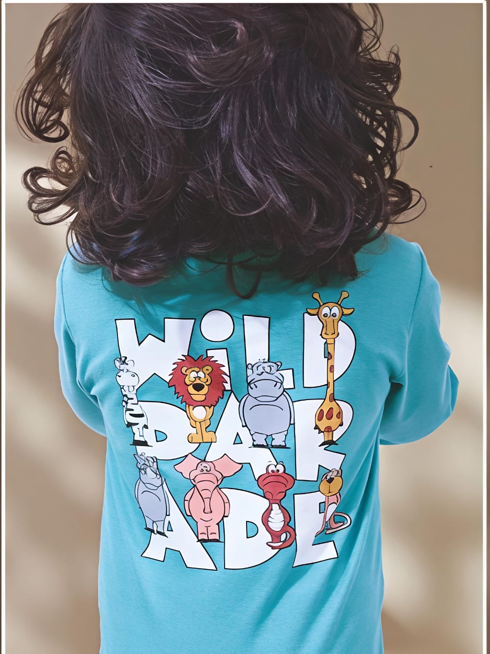 Boys and Girls Premium Front and Back Printed Y Neck Full-Sleeve T-shirts(Pack of 2 - Red & Blue)